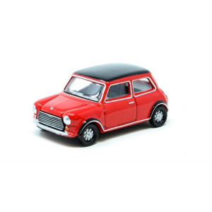 1/76 -  Mini Cooper MK2 Tartan Red / Noir - Oxford