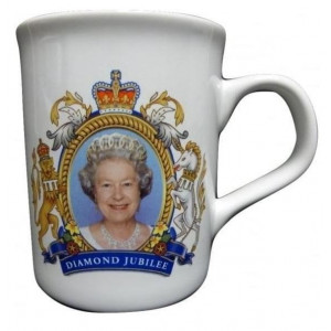 Mug jubilé de diamant d'Élisabeth II