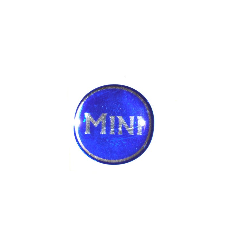 Autocollant Mini bleu (27 mm) - Austin Mini-Austin Mini