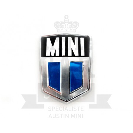 Badge Capot Mini bleu 1969 -1996 - Austin Mini-Austin Mini