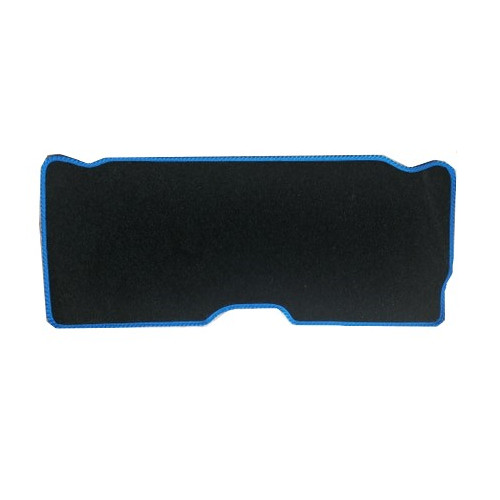 Moquette int de malle Ar - noir liseré bleu - Austin Mini