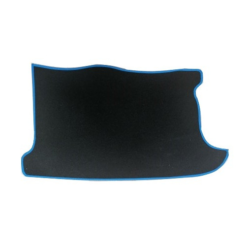 Tapis de coffre (noir) liseré bleu