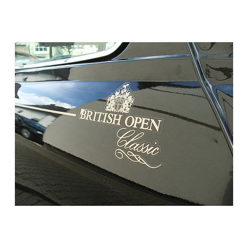 Kit Autocollant  : British Open - Austin Mini - Or ou GrisArgent