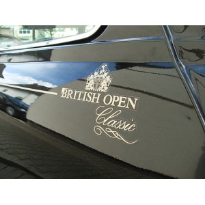 Kit Autocollant  : British Open - Austin Mini - Or ou GrisArgent