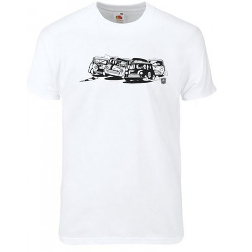 T Shirt Mini Race Blanc