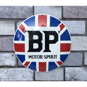 Plaque émaillée BP Motor Spirit
