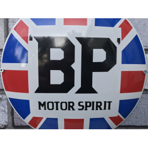 Plaque émaillée BP Motor Spirit