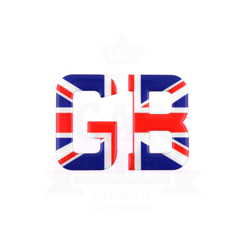 Lettre GB résine Union Jack-Austin Mini