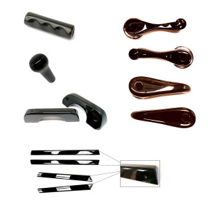 Kit accessoires intérieur - bois noir "Charcoal" 