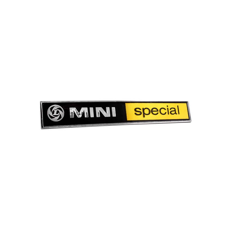 Badge de malle ''Mini Special''-Austin Mini