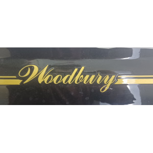 Kit autocollants Mini Woodbury Or - Austin Mini voiture ancienne anglaise