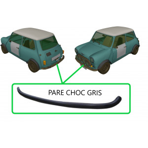 Pare-chocs - Austin Mini - Gris
