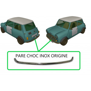Pare-chocs - Austin Mini - INOX - Caractéristiques ORIGINE