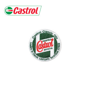Badge tissu Castrol classic motor oil 110 mm