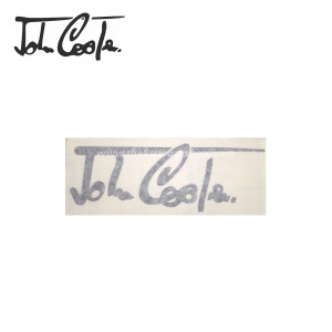 Signature John Cooper - blanc (x2)