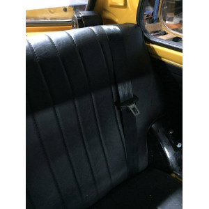 Ceinture arrière avec enrouleur - Austin Mini - Noire voiture ancienne anglaise