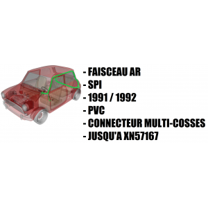 Faisceau électrique arrière MINI SPI 1991 /1992