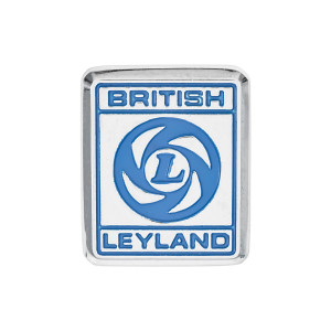 Badge porte British Leyland gris et bleu origine spitfire voiture ancienne anglaise