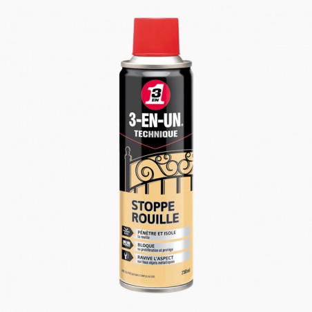 Spray 3-en-1 Stop Rouille 250 ml
