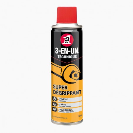 Spray 3-en-1 Super Dégrippant 250 ml