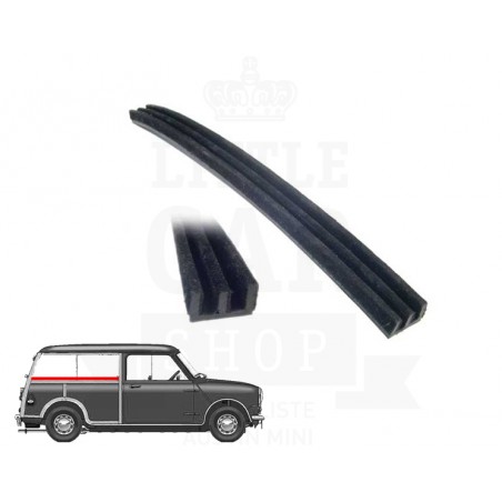 Joint de vitre lateral arriere van - Inférieur-Austin Mini