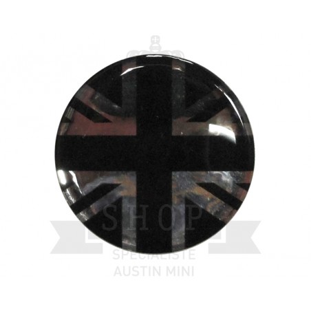 Badge de capot et de malle Union Jack (gris)-Austin Mini