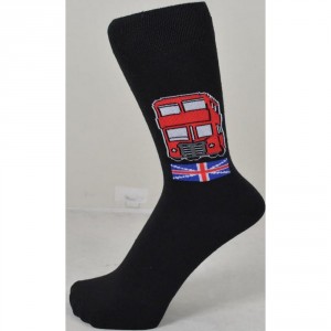 Chaussettes pour homme "bus rouge londonien"-austin-mini