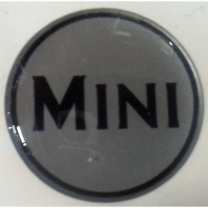 Autocollant Mini gris(27 mm)-Austin Mini