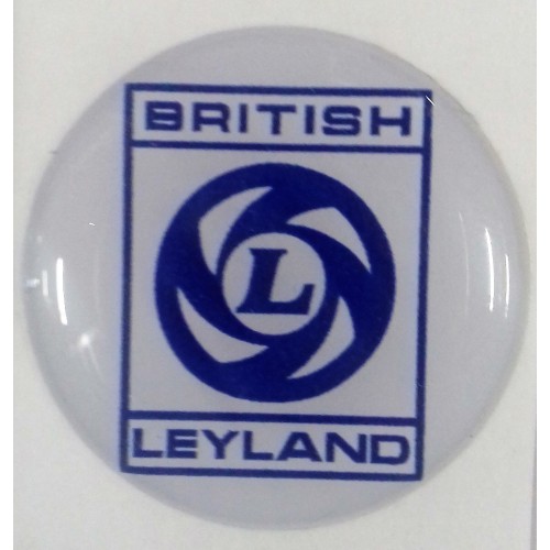 Autocollant British Leyland bleu et blanc (27 mm)-Austin Mini
