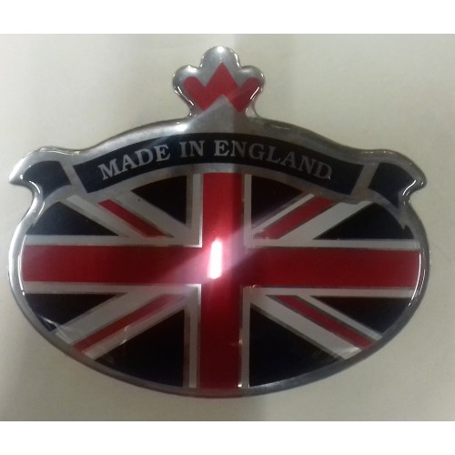 Badge autocollant Résine Union Jack "Made in England"-Austin