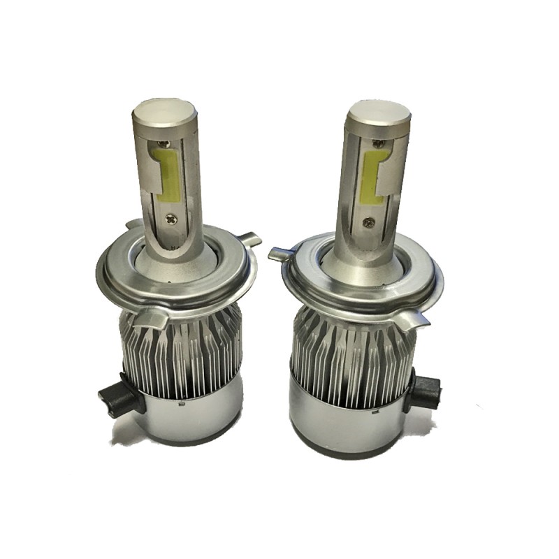 TLCS : Ampoule phare H4 LED - Phare H4 x 2, pièces détachées Austin Mini