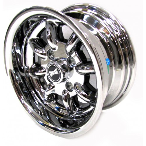6 x 12 Jante Supalight Full chrome  voiture ancienne anglaise