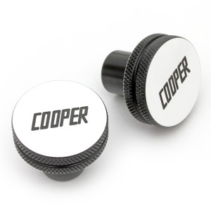 Boutons de siège Cooper ALU (x2)-Austin Mini