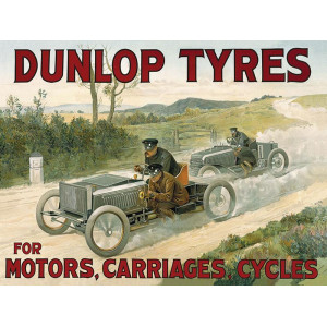 Plaque murale Dunlop Tyres-mg-mgb