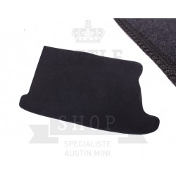 Tapis de coffre (noir) liseré noir-Austin Mini
