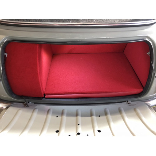 Intérieur de coffre rigide avec bandeau simili - rouge-Austin
